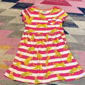 Mini Boden Stripe Cotton Dress